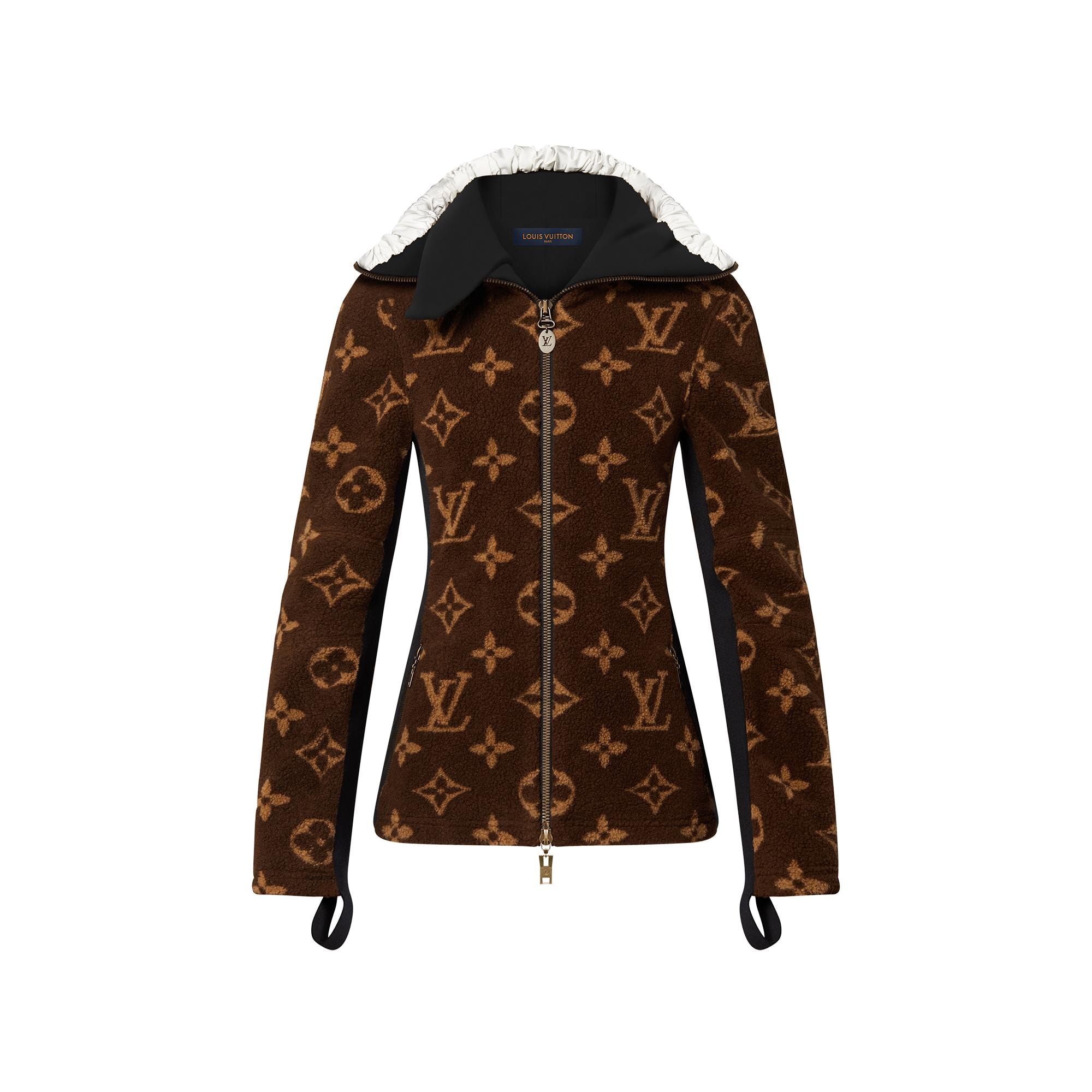 Monogram Fleece Jacket Luxury Coats and Jackets Ready to Wear Women 1A9BXM LOUIS VUITTON